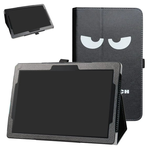 Labanema 10.1" Lenovo Tab E10 2018 Case, PU Leather Folio Stand Protective Case, Cover for 10.1" Lenovo Tab E10 2018 (Big Eyes)