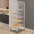 thumbnail image 4 of 20-Tier Bakery Rack with 4 Wheels for Kitchen Bakery Restaurant Catering Sturdy, 4 of 24