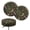 Forest Mushroom Print Design, variant on FUIALDOLG Universal Round Stool Slipcover for Kitchen Bar, Polyester Washable Round Stool Covers with Soft