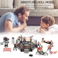thumbnail image 3 of Peggybuy Wrestler Athlete Wrestling Figure Gladiator Model Set with Fighting Station, 3 of 9