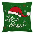 thumbnail image 4 of 4 Uds Fundas de Almohada navideñas -45 * 45 cm Decoraciones navideñas Fundas de Almohada - Fundas de Almohada festivas Decoración navideña - Funda de Almohada Navidad Wint, 4 of 4
