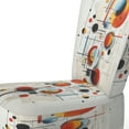 thumbnail image 4 of Designart « Colorful Suprematism Pure composition II » Fauteuil d'Appoint Rembourré Abstrait Multicolore - Fauteuil Moderne pour Salon, 4 of 7