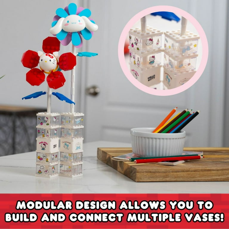 Brickcraft, Building Kit, 122 pcs, Cinnamoroll Flower & Vase