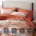 thumbnail image 4 of Juego de Edredón Bedsure California King 7 Piezas Naranja Quemado, 4 of 9