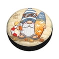 thumbnail image 3 of Gaeub Hello Summer Cute Gnome 14-17in Tire Cover, Spare Tire Cover, for Camper Caravan, Trailer, Car, Truck, SUV, Jeep - 14 inch, 3 of 9