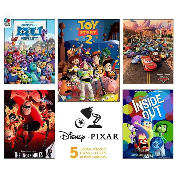 Ceaco Disney Pixar 5 in 1 Jigsaw Puzzles