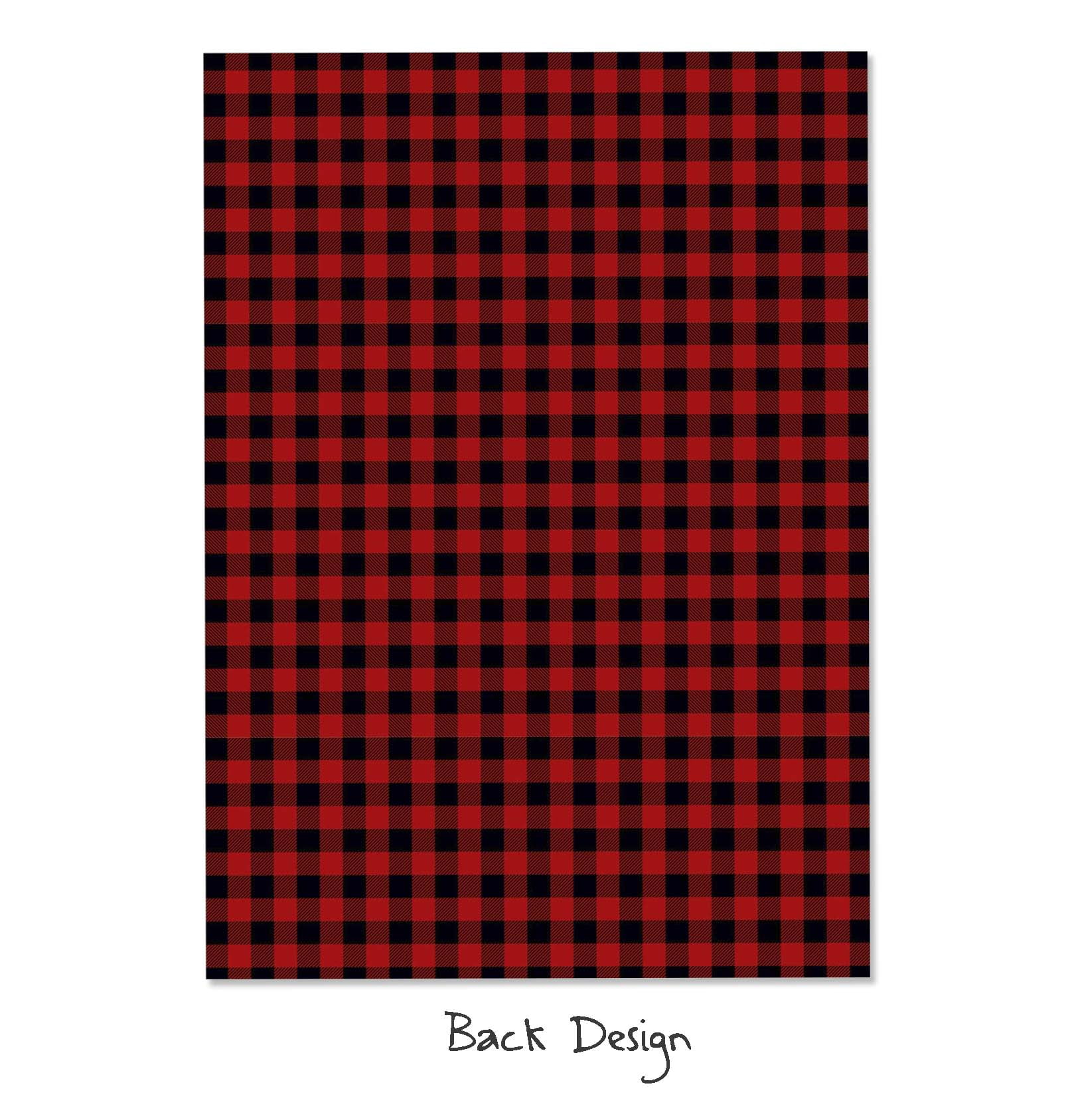 Inkdotpot 30 Kraft Fill In StyleBaby Shower Invitation Cards Gender Neutral Lumberjack Blank Invites