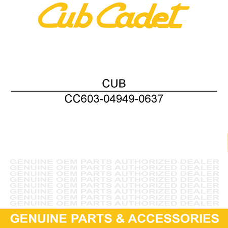 CUB CADET 603-04949-0637 Black Upper Steering Column Assembly Z-Force S 48 54 60