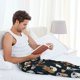 thumbnail image 5 of Balery Dogs Pantalones de pijama para hombre, pijama ultraligero, pantalón de descanso-Medium, 5 of 6