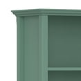 thumbnail image 5 of Simpli Home Amherst 30 inch x 70 inch Solid Wood Transitional 5 Shelf Bookcase in Sage Green, 5 of 9