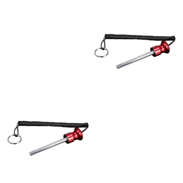 Transemion Universal Magnetic Weight Stack Pin for Versatile Fitness Training 10x105mm Red 2Set