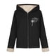 thumbnail image 5 of Ailaofu Women's Plus Rope Detail Oversized Hoodie Sherpa Zip Up Jacket, 5 of 7