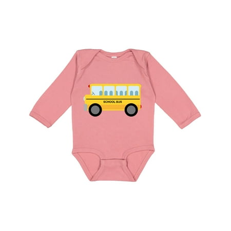 

Inktastic School Bus Gift Baby Boy or Baby Girl Long Sleeve Bodysuit