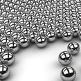 thumbnail image 2 of 100 38 Inch Chrome Steel Bearing Balls G25, 2 of 4