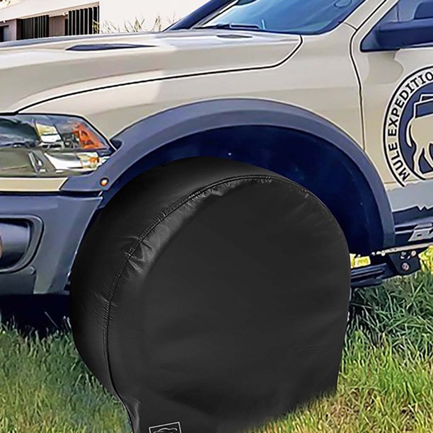 Tire Covers, RV Wheel Covers Set of 4 for Trailer 26" 34.9