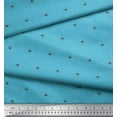 thumbnail image 3 of Soimoi Poly Georgette Fabric Damask Block Print Sewing Fabric Yard 52 Inch Wide, 3 of 5