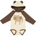 thumbnail image 3 of Inktastic Bulldog Boys or Girls Long Sleeve Baby Bodysuit, 3 of 5