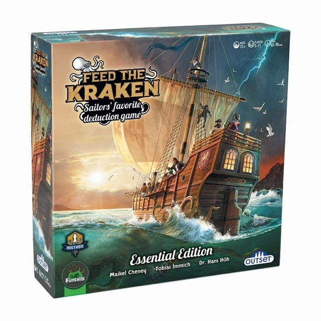 Outset Media Feed the Kraken Board Game, 5-11 Player, Ages 12 & up