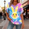 thumbnail image 7 of ATENAR Womens Shirts Soft Lightweight Shirts for Women Loose Tee Multicolor L, 7 of 7