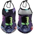 thumbnail image 6 of Invader Zim Alien Gir Children's One-piece Swimwear Halterneck Swimsuit Summer Beach Girl's Bathing Suits Breathable Beachwear, 6 of 7