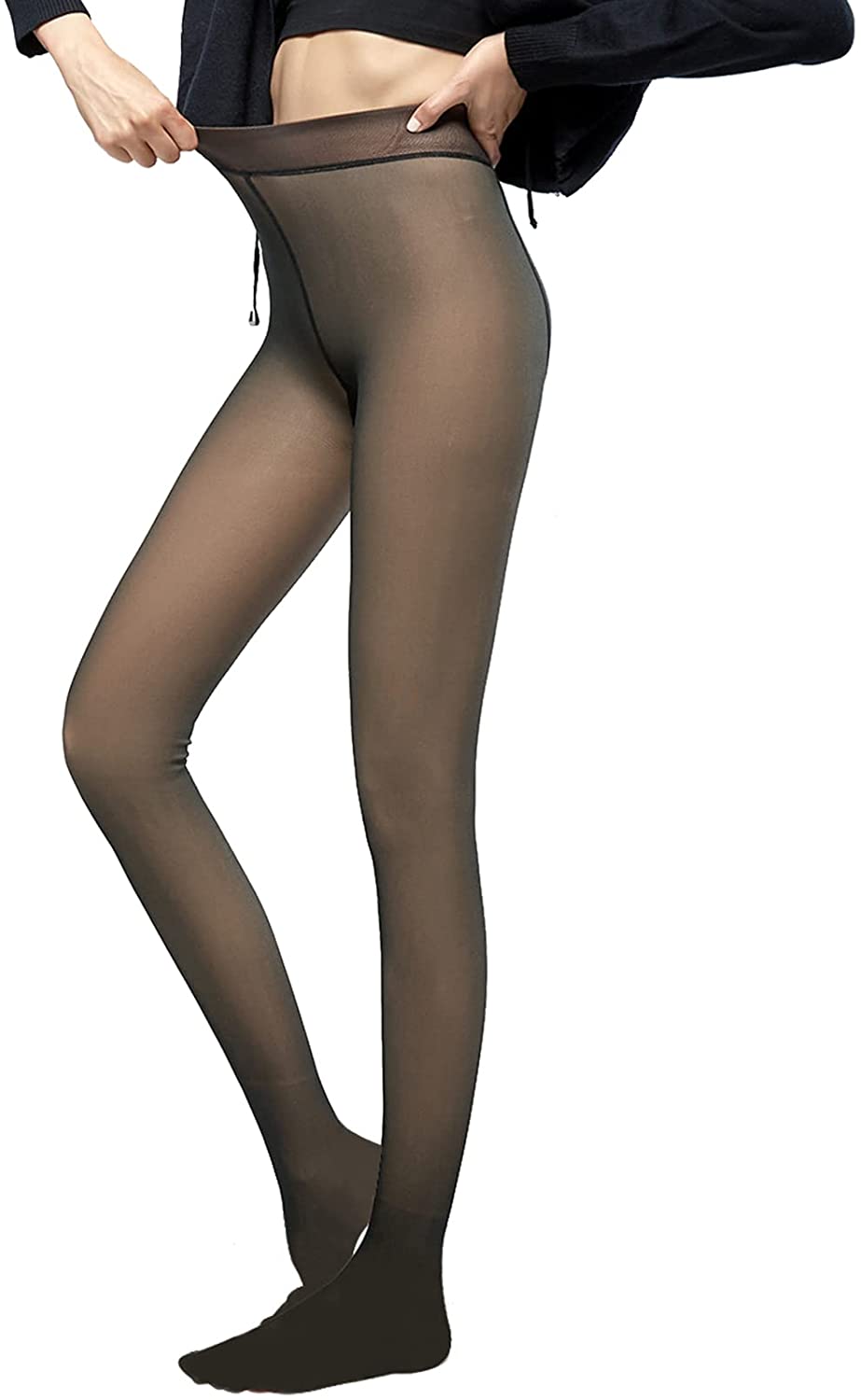 Lined Tights Women Leggings Thermal 