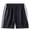 Black, variant on CYRBOKO Boys Athletic Shorts, Relaxed Fit Elastic Waist Casual 2026 Summer Bottoms Navy Size 7-8 T