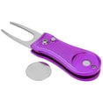 thumbnail image 4 of Stainless Steel   Fork, High Hardness Aluminum Alloy Small Size Comfortable To Use   Divot Repair Tool Light Weight Easy To Carry  For   For Lawn, 4 of 8
