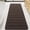 Brown, variant on Long Bathroom Rugs Runner, 24" x 60" Large Bath Rug Non Slip Washable, Absorbent Microfiber Bath Mat Luxury Soft, Cozy Bathroom Runner Rug for Shower Quick Dry, Grey