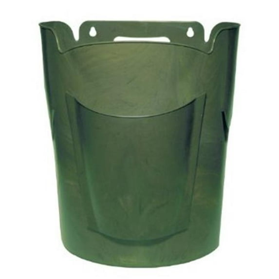 BagSavr 411 Forest Green Plastic Bag Holder For Trash and Recycle