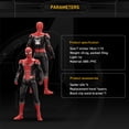 thumbnail image 4 of ZD Toys No Way Home Spider-man Red and Black Upgraded Suit Collector action figure, 4 of 5