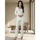 thumbnail image 2 of Conjunto de Suéter y Pantalón Acanalado Diseño Elegante y Versátil para Mujer, 2 of 5