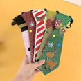 thumbnail image 4 of Funny Christmas Santa Claus Snowman Felt Tie Merry Christmas Gifts For Kids Adults 2024 Happy New Year Party Photo Props Elastic, 4 of 5