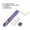 thumbnail image 2 of Thread Repair Kit, Screw Thread Insert Stainless Steel Helical Screw Thread Inserts Kit, Hand Tool Set For Restoring Damaged Wires In Steel, Iron, Aluminum, 2 of 8