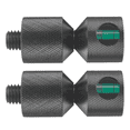 thumbnail image 1 of Two Hole Pins Set 1-1/8inch Aluminum 6061 2 Hole Flange Alignment Pin with Level Black, 1 of 5