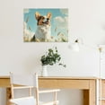 thumbnail image 5 of FCXZI Dog Canvas Print Wall Decorations Ready To Hang Home Art Decor - Perfect Gift Idea for Home and Office Decor 16x12in, 5 of 6
