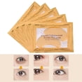 thumbnail image 4 of 1/5/10/20Pair Crystal Collagen 24K Gold Under Eye Anti Aging Wrinkle Gel Pad Face Mask, 4 of 4