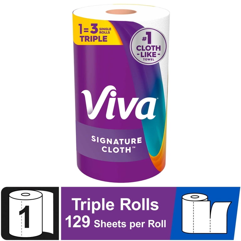Viva Signature Cloth Paper Towels, 24-Pack Triple Roll photo 2