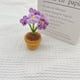 thumbnail image 3 of Flores Tejidas a Mano, Flores En Maceta, Rosas Tejidas a Crochet, Decoraciones de Oficina con Flores Artificiales Hechas a Mano, Productos de Lana Terminados, 3 of 4