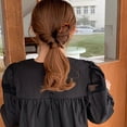 thumbnail image 4 of 3 Pcs French Style Shaped Hair Pins, Cellulose Acetate Tortoise Shell Hair Fork Sticks Updo Chignon Hair Pins, Vintage Hair Clips for Thin Thick Hair, 1.2", 4 of 5