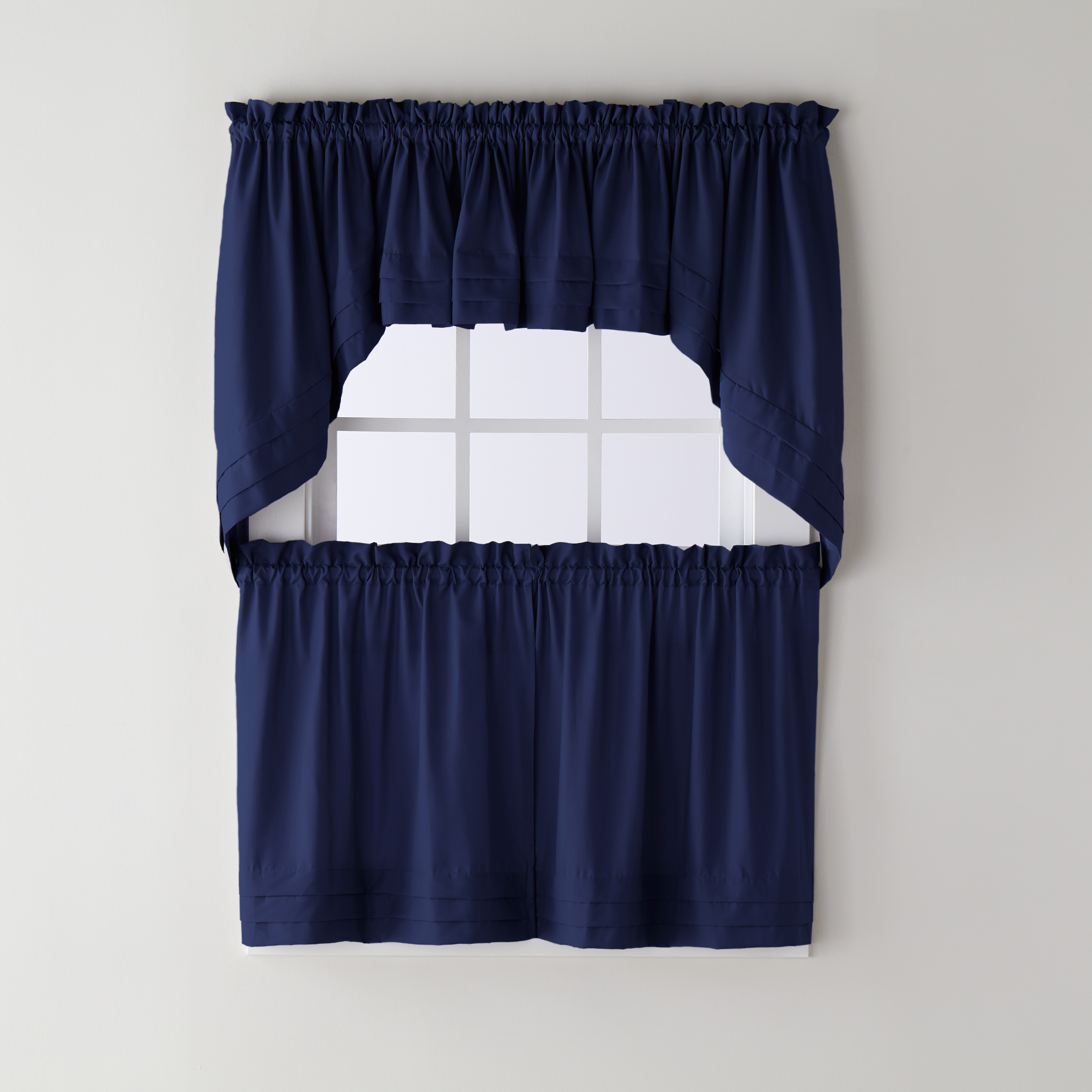 SKL Home Holden 30 Inch Swag Pair, Navy