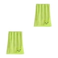 thumbnail image 1 of yingyy 1/2/3/5 Kids Towel Portable Solid Color Cartoon Rectangular Replacement Water Absorbent Toddler Newborn Towels Washcloth Random Color 2PCS, 1 of 6