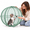 Green, variant on Rolling Cat Playpen, 360° Mesh Outdoor Cat Enclosure, Foldable, 27.6 in