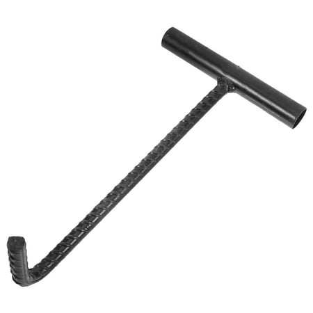 

Manhole Cover Hook Roll Up Door Hook Practical Steel Drain Grate Cover Lifter