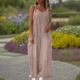 thumbnail image 2 of ZZwxWA Women's Fashion Jumpsuits Summer Suspenders Jumpsuits Loose Pockets Casual Jumpsuits Solid Color Women's Overalls, 2 of 7