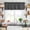 Black, variant on Beige Moroccon Kitchen Curtain Valances for Windows Farmhouse Short Curtains, Farmhouse Minimalist Abstract Geometric Rod Pocket Valance Curtain for Bedroom Cafe Living Room 54"x18"