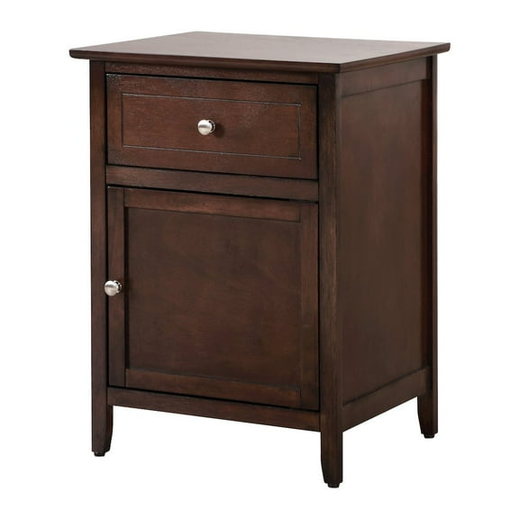 Glory Furniture Izzy Nightstand in Cappuccino Color