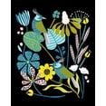 thumbnail image 2 of Wang, Melissa 12x14 Black Ornate Wood Framed with Double Matting Museum Art Print Titled - Pleasure Garden I, 2 of 4