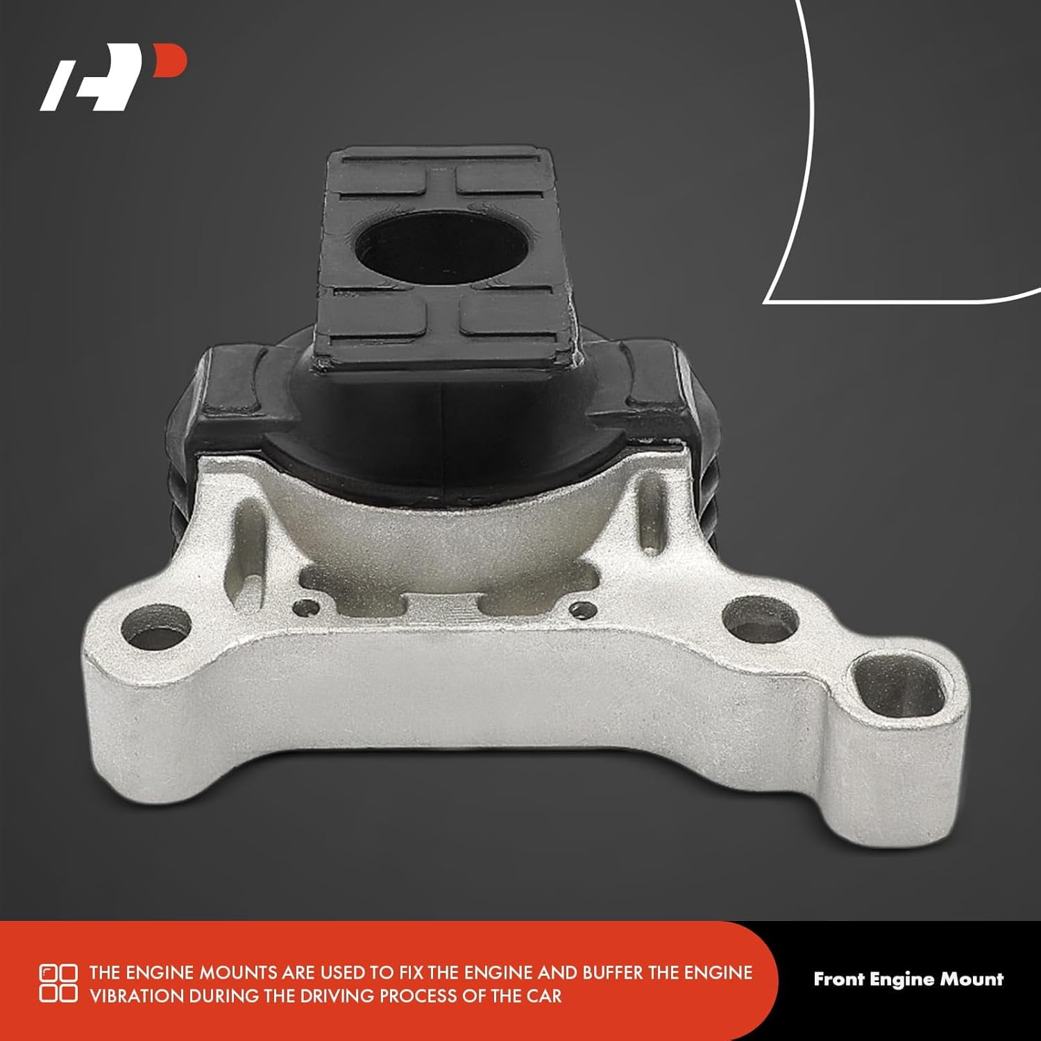 A-Premium Front Side Engine Motor Mount Compatible with Ford Escape 2013-2019, Transit Connect 2014-2016, 1.5L 1.6L