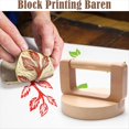 thumbnail image 4 of 2 Piezas de Barra de Impresión en Bloque, Barra de Madera , Suministros de Herramientas de Impresión para Impresión, Manualidades, Álbumes de Recortes, Linograbado, 4 of 5