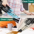 thumbnail image 3 of WHALL Cordless Handheld Vacuum, Wet/Dry Cleaner with 8500PA Suction, LED Light, Lightweight/Portable, 3 of 5